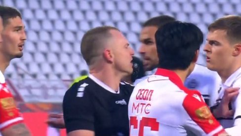 PRENOS, CRVENA ZVEZDA - PARTIZAN: I prekid, i burno pred oba gola, i sukob igrača - kakav večiti derbi!
