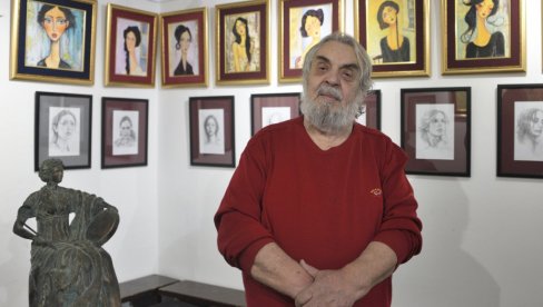 JOŠ TRAGAM ZA NOVIM IZRAZIMA: Aleksandar Popović Ruski, o krstu kao inspiraciji, i drugim pričama, koje je predstavio u Kući Đure Jakšića