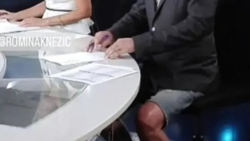 NESTAŠNI SAŠA KOPLJAR: Voditelj vodio Dnevnik u bermudama - i to niko ne bi ni primetio... (FOTO)