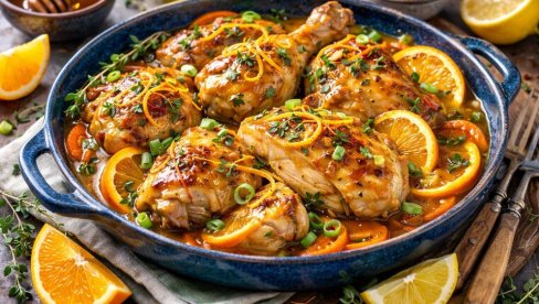 SLATKA KAO MED: Piletina sa agrumima