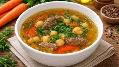 JUNEĆA ČORBA SA LEBLEBIJAMA: Donosimo vam proveren, domaći recept za juneću čorbu