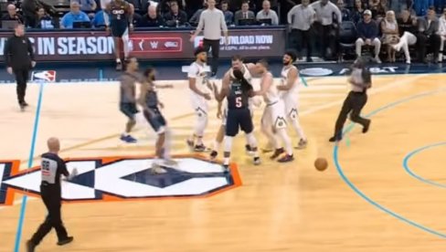 JOKIĆ JE ZBOG OVOGA POBESNEO: Sramno ponašanje košarkaša Oklahome (VIDEO)
