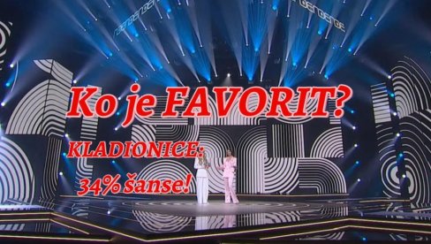 FAVORIT PZE 2026: Ovo je pesma kojoj kladionice daju 34% šanse