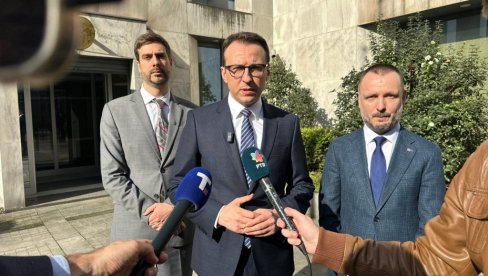 ПЕТКОВИЋ НАКОН БРИФИНГА СА ПРЕДСТАВНИЦИМА ЕУ У БРИСЕЛУ: Наши одговори су јасно показали о чему је реч на КиМ