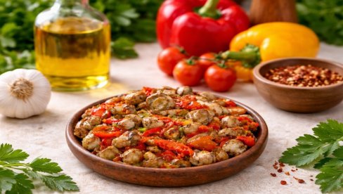 ŠAMPINJONI SA POVRĆEM: Brzo i ukusno posno jelo