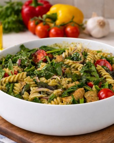 TESTENINA SALATA SA PILETINOM: Brz i ukusan ručak