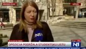 BLAMAŽA U PROGRAMU UŽIVO: N1 ne može da pronađe studente iza studentske liste (VIDEO)
