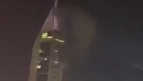STRAVIČAN SNIMAK NAPADA NA JEDNU OD NAJVEĆIH ATRAKCIJA DUBAIJA: Ciljani atentat dronom na metu unutar višespratnice (VIDEO)