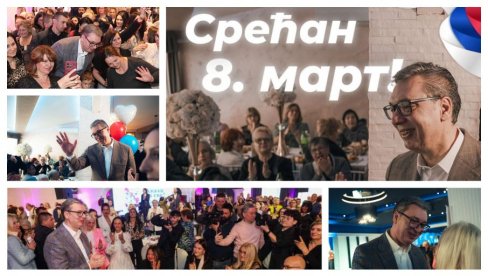 DRŽAVU NIKAD NE BISMO SAČUVALI DA NIJE BILO ŽENA Vučić sa damama za Dan žena - One su izdržale najteži teror (FOTO)