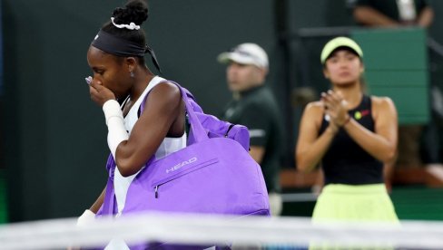 IZNENAĐENJE U INDIJAN VELSU: Ispala Koko Gof, ovo joj se desilo tek drugi put u karijeri