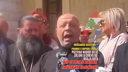 Hrišćanski sveštenik zvao ljude da se sklone u crkvu, poginuo u napadu Izraela! Odbio da napusti selo smrti: Hram je otvorena, dočekaćemo da