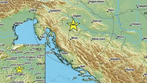GRMELO JE I TRESLO: Zemljotres uznemirio meštane Hrvatske