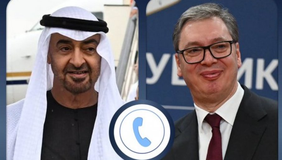 O SITUACIJI NA BLISKOM ISTOKU I POSLEDICAMA SUKOBA PO MIR Vučić razgovarao sa Bin Zajedom