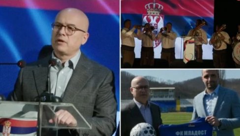 VUČEVIĆA DOČEKALA DRAGAČEVSKA TRUBA U GUČI: Jake poruke iz pune sale, najavio i dolazak predsednika Vučića (FOTO)