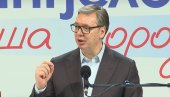 DRŽAVA NIJE IGRAČKA, A ONI SE IGRAJU SA NAMA Vučić o izborima: Svi ujedinjeni kao jedna velika porodica za naš Aranđelovac. Da bude 10:0