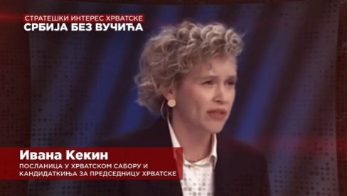 ŠOKANTNO PRIZNANJE IVANE KEKIN: Otkrila da je strateški interes Hrvatske – Srbija bez Vučića! (VIDEO)