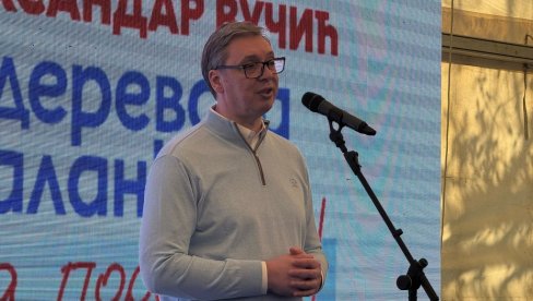 PREDSEDNIK SA NARODOM: Vučić u Azanji (VIDEO)