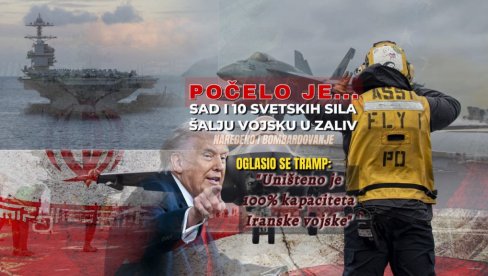 NEMA VIŠE IGRANJA Tramp priznao: Ratni brodovi stižu u Zaliv - 10-ak svetskih sila, i KINA se uključuje! Naređeno i bombardovanje