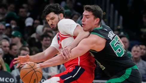 UTAKMICA SEZONE SRBINA U NBA! Tristan Vukčević divljao protiv bivšeg šampiona