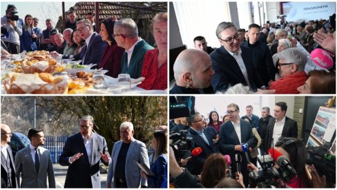 VUČIĆ OBIŠAO SEVOJNO: Predsednik najavio novo povećanje penzija i početak gradnje brze saobraćajnice Požega-Užice (VIDEO)