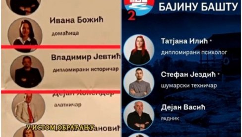 БЛОКАДЕР ВЛАДИМИР ЈЕВТИЋ НА ВРХУ СТУДЕНТСКЕ ЛИСТЕ У БАЈИНОЈ БАШТИ: Заступа став да су Срби убијали Бошњаке, познат по антисрпским изјавама