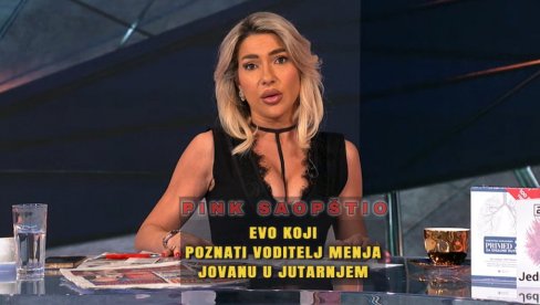 JOVANA JEREMIĆ NEĆE VODITI JUTARNJI: Pink već našao zamenu - određeno ko će je zameniti