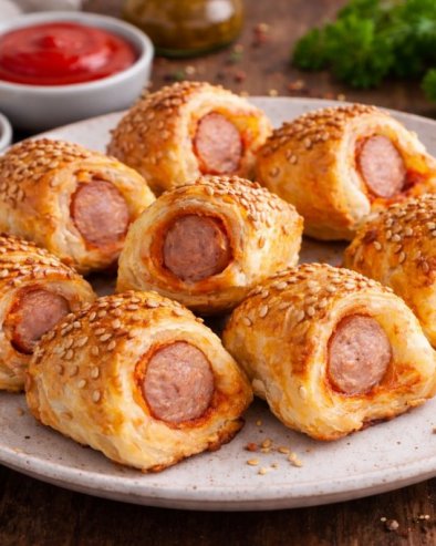 LISNATO TESTO SA KOBASICAMA I SIROM: Hrskavi zalogaji