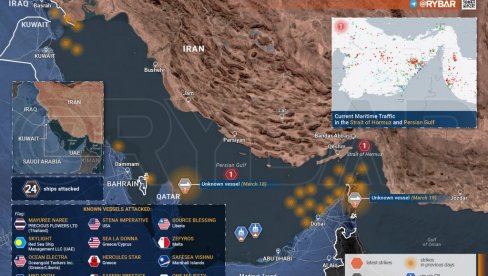 OBEZBEĐENJE PLOVIDBE KAD ORUŽJE ZAĆUTI: Stvara se koalicija za osiguravanje Ormuskog moreuza, ali čeka se prvo diplomatsko rešenje