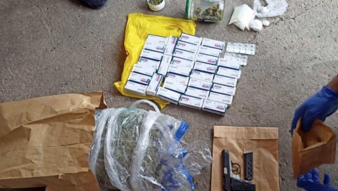 HAPŠENJE ZBOG NARKOTIKA I PIŠTOLJA: Policija odredila zadržavanje osumnjičenom Ćupričaninu (FOTO)
