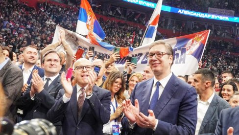 VELIKI SKUP SRPSKE NAPREDNE STRANKE DANAS U "BEOGRADSKOJ ARENI": Promocija kandidata i plana do 2035. godine