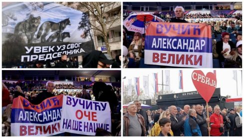 SNAŽNE PORUKE PODRŠKE PREDSEDNIKU VUČIĆU: Građani još jednom pokazali koga biraju i zbog čega na velikom skupu u Areni (FOTO/VIDEO)