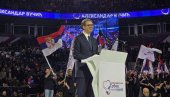 VUČIĆ NA VELIKOM SKUPU SNS U KRCATOJ ARENI: Ovo nisam doživeo u karijeri (FOTO/VIDEO)