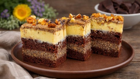 KAZABLANKA TORTA:  Savršen spoj čokolade, maka i sira