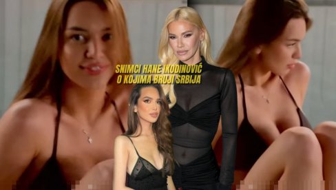 Snimci Hane Ikodinović zapalili internet - vreli kadrovi (VIDEO)