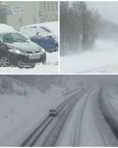 СНЕГ ПАРАЛИСАО ХРВАТСКУ: Обустављена настава у школама, путеви блокирани, настала општа пометња (ВИДЕО)