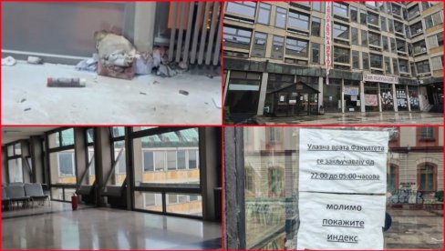 POZNAT IDENTITET STRADALE: Devojka skočila sa petog sprata Filozofskog fakulteta zbog neodgovornosti i anarhije blokadera?