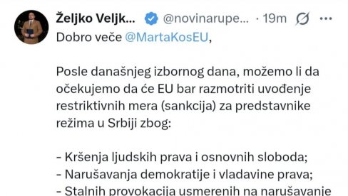 ŠOLAKOV NOVINAR JOŠ JEDNOM POKAZA KOLIKO NE POŠTUJE SRPSKE ŽRTVE: Da li će EU bar razmotriti uvođenje sankcija za predstavnike režima
