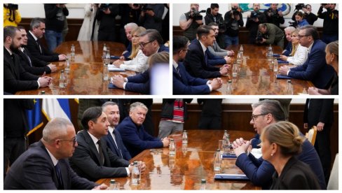 ЗА ДАНАС ЗАВРШЕНЕ КОНСУЛТАЦИЈЕ ВУЧИЋА СА ПРЕДСТАВНИЦИМА СТРАНАКА: Председник разговарао са Вулином, Пастором и Зукорлићем