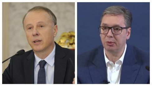 КОЛИКО САМ РАЗУМЕО ПАПА СЕ КАНДИДУЈЕ ЗА ПРЕДСЕДНИКА СРБИЈЕ Вучић поручио Ђокићу: По Уставу ректор не би смео да се бави политиком