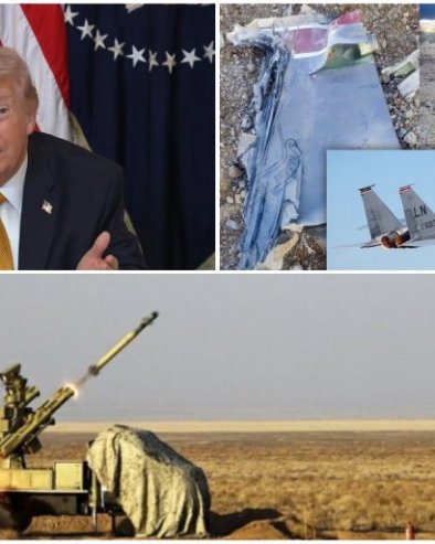 TRAMP OTKRIO ČIME JE OBOREN F-15: Sumnjali smo na iransku zamku kad je pilot poslao poruku