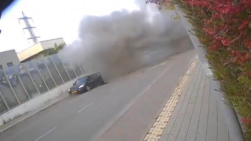 POJAVIO SE SNIMAK UDARA RAKETE: Jezive scene u Izraelu (VIDEO)