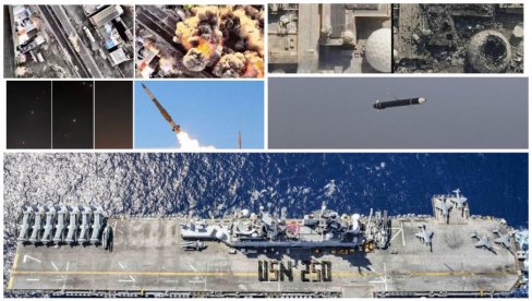 BUKTI RAT NA BLISKOM ISTOKU: IRCG oterao američki nosač aviona i helikoptera; Za prijatelje taksa, za neprijatelje potapanje (VIDEO)