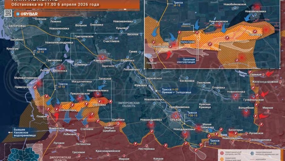 KIJEVSKA PROPAGANDA NIJE PREŽIVELA DODIR SA STVARNOŠĆU: Prodor ka Orehovuširom otvorio kapiju ka Zaporožju