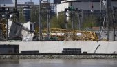 НАСТРАДАО КИНЕСКИ ДРЖАВЉАНИН: Пао кран на градилишту код Бранковог моста