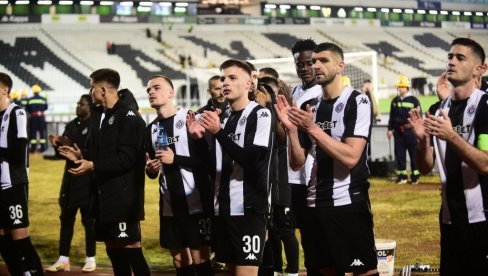 PRENOS, PARTIZAN - OFK BEOGRAD: Crno-beli jure trijumf