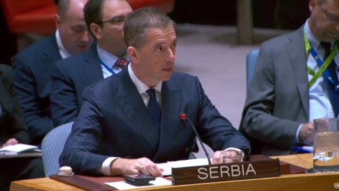 SRBI NA KIM ŽIVE POD STALNIM PRITISKOM Ministar Đurić na sednici Saveta bezbednosti UN o KiM