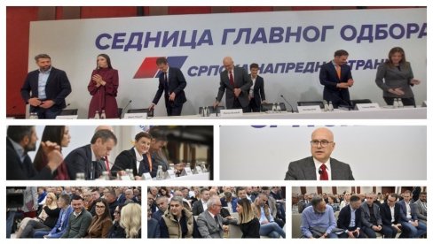 POČELA SEDNICA GLAVNOG ODBORA SNS: Prisustvuju Vučević, Brnabić, Mali, Glišić (FOTO)