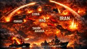 ПЛАМЕН БЛИСКОГ ИСТОКА ОБАСЈАЋЕ КРВАВУ НОЋ: САД најавиле бруталне нападе на Иран, Техеран одговорио језивом претњом