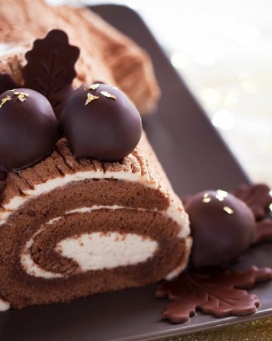 Без јаја и млека: Кестен ролат, добитна комбинација рума и кестена