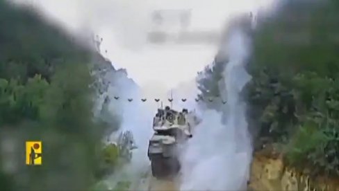 Gore izrealske Merkave: Hezbolah napada FVP dronovima po ruskom receptu (VIDEO)